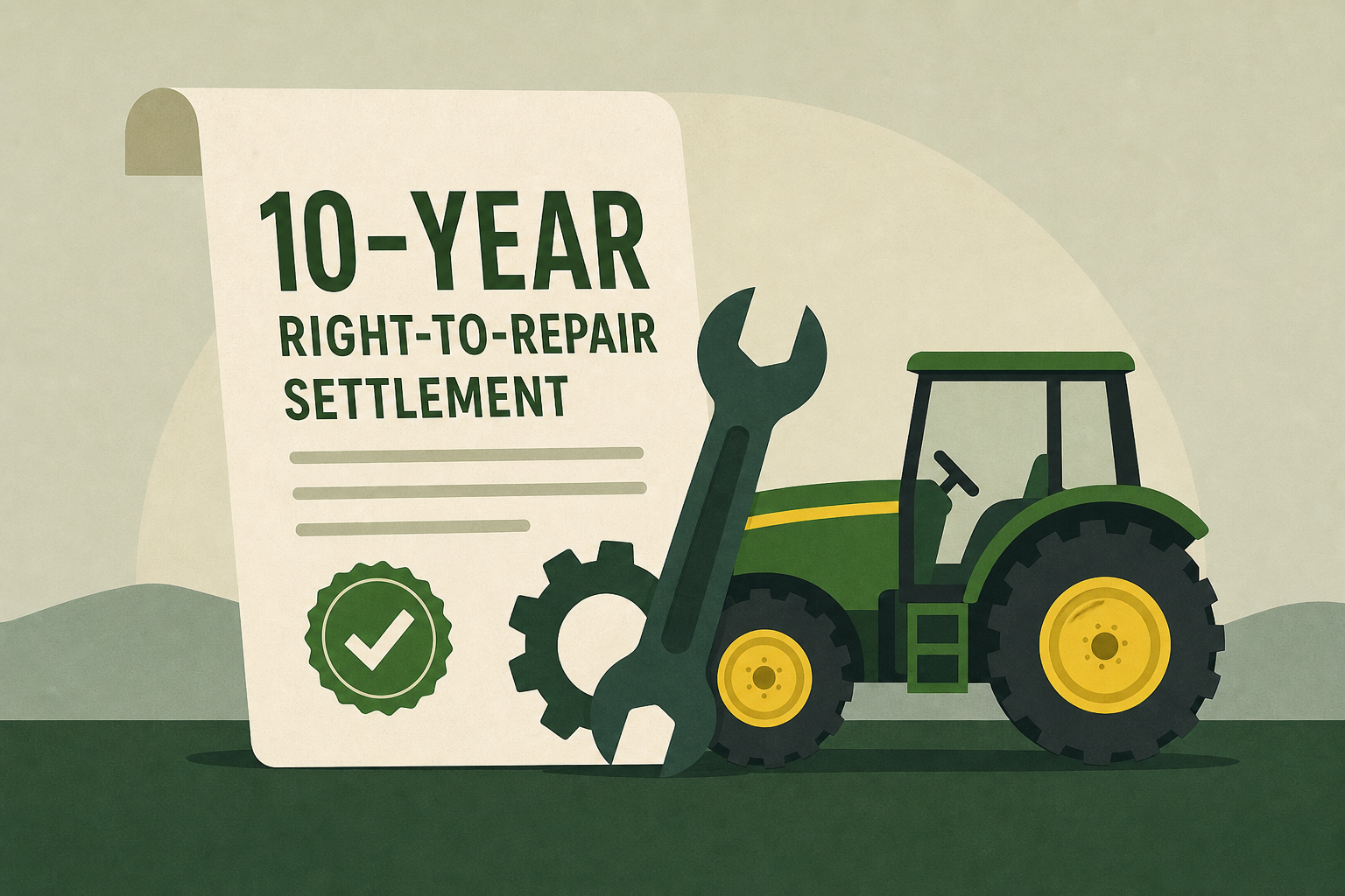 John Deere agrees to 10-year right-to-repair settlement