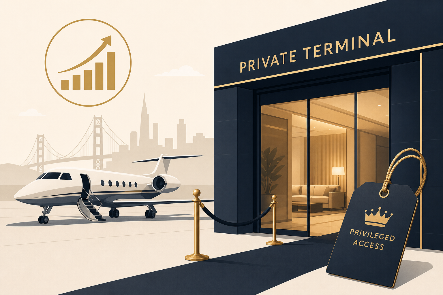 San Francisco airport to open ultra-luxe private terminal for wealthy travelers