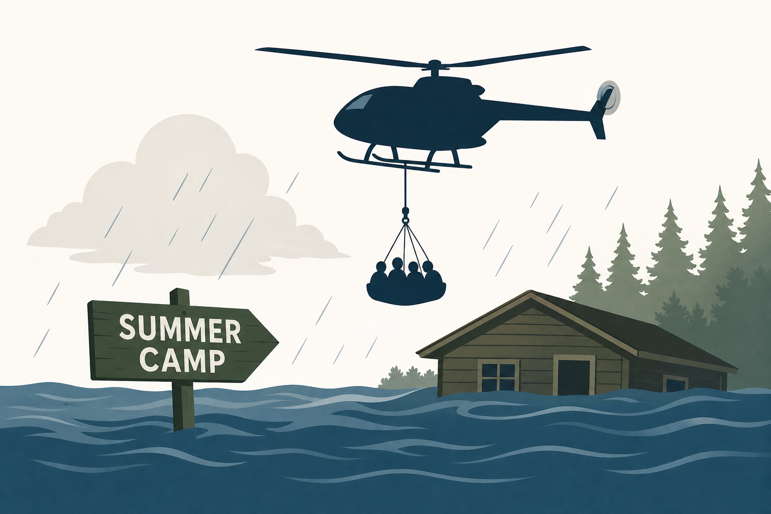 Missouri flooding leaves one dead, prompts hundreds of rescues by helicopter from summer camp