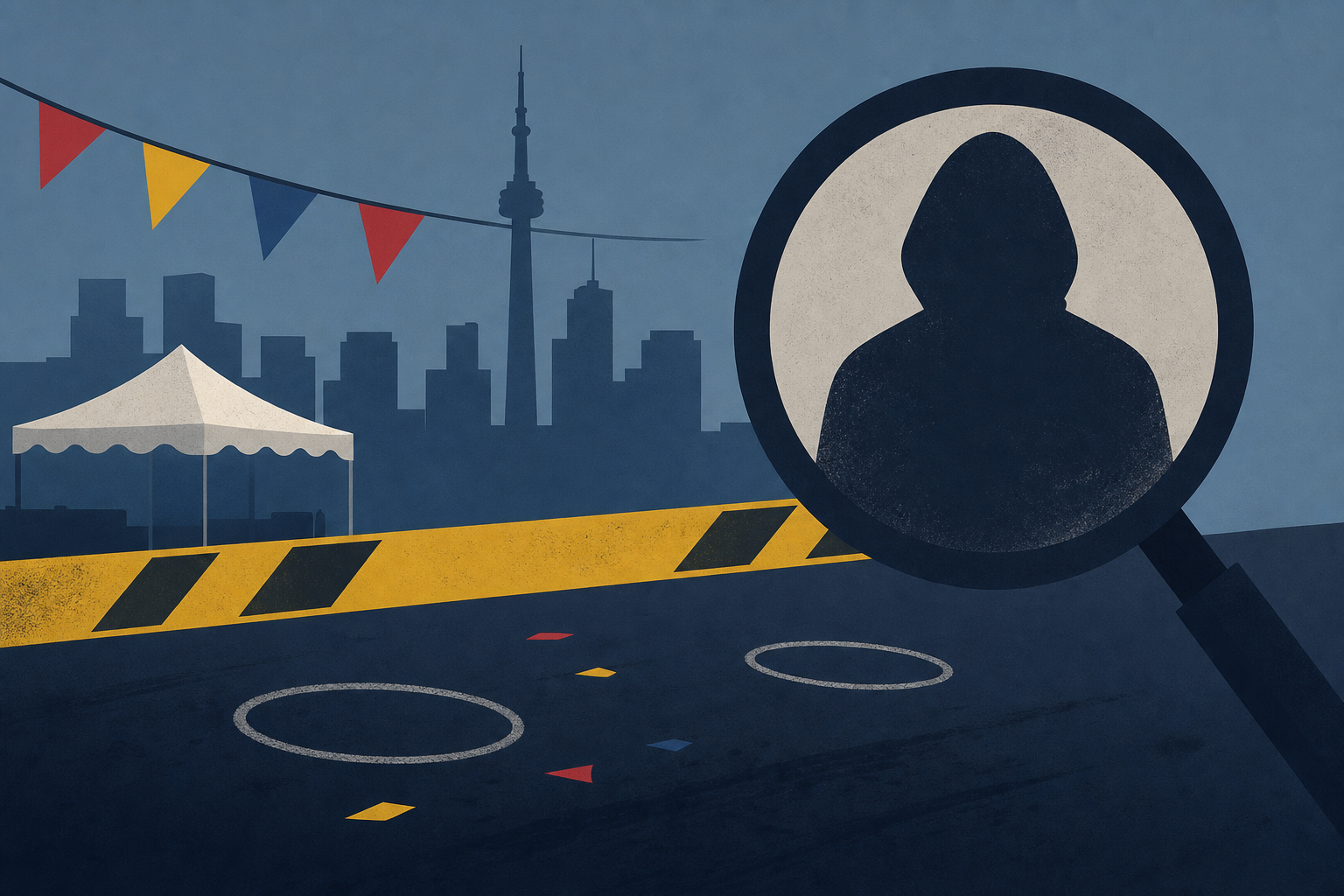 Toronto shooting: two dead and four injured near street festival, with suspect still at large