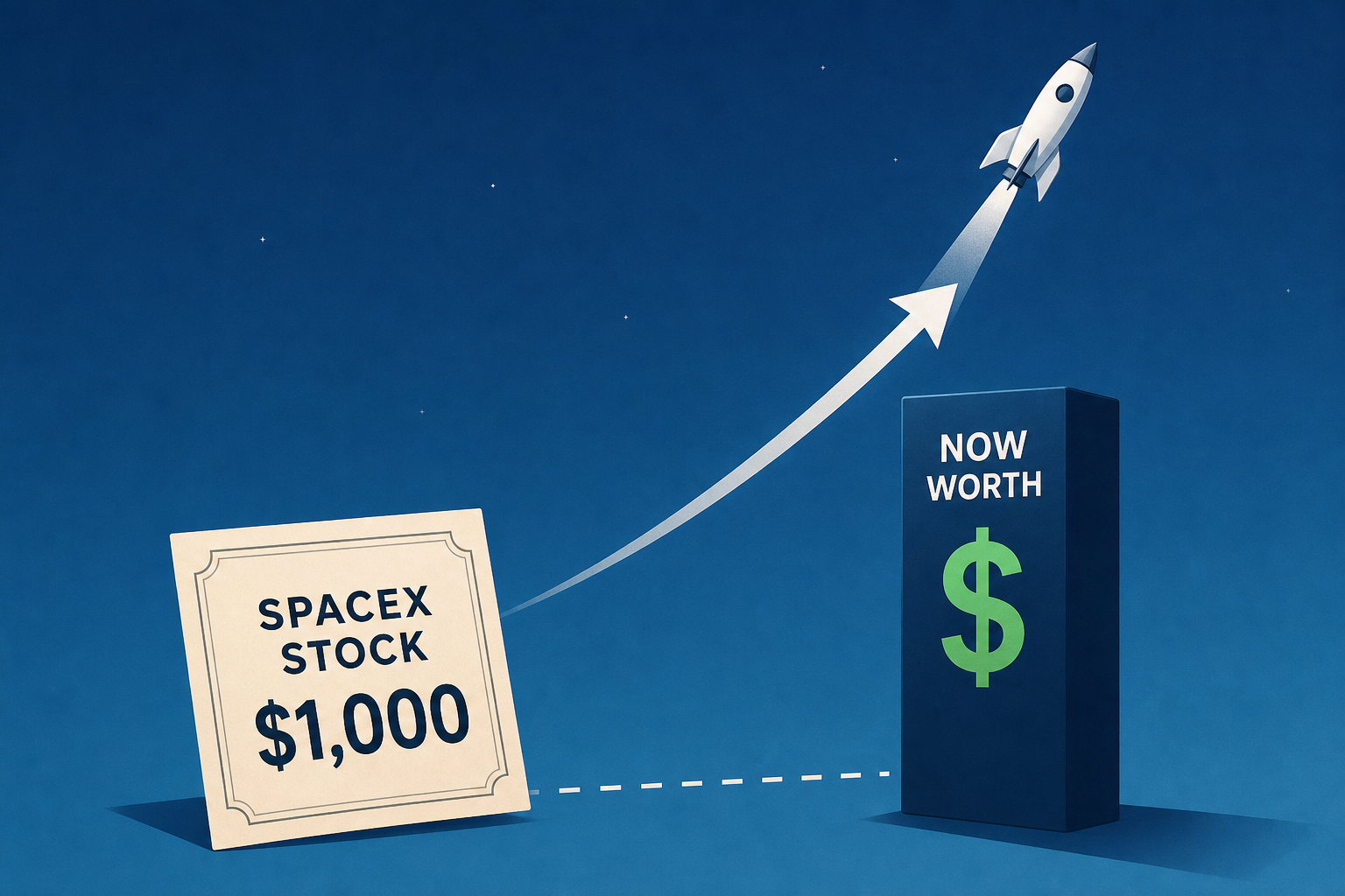 $1,000 invested in SpaceX stock one month ago is now worth