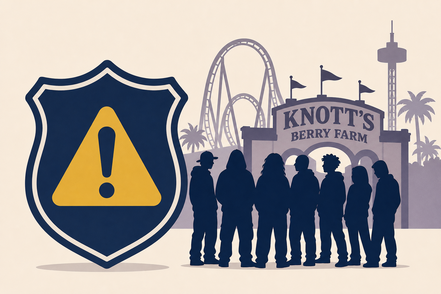 Buena Park police issue warning as possible teen 'takeover' activity at Knott's Berry Farm looms