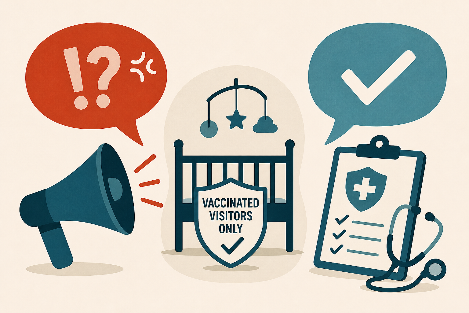 Angry grandma roasts modern moms over strict baby visitor vaccination demands - but health experts say she’s wrong