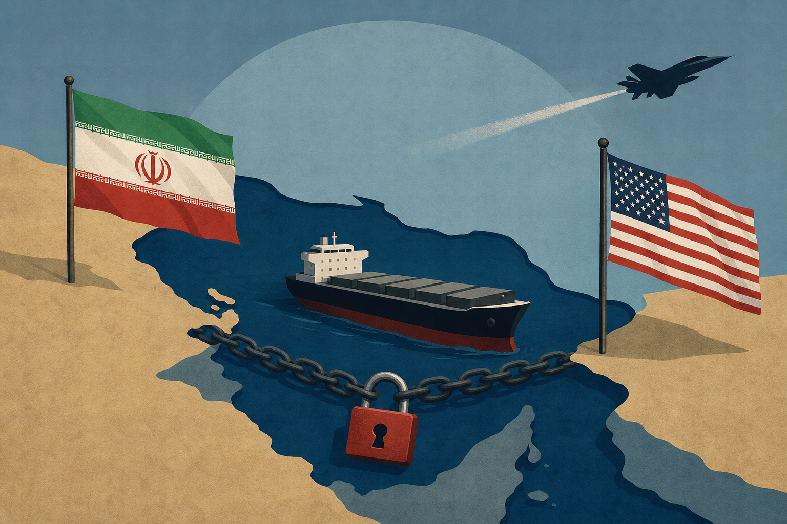 Iran attacks ship, announces Strait of Hormuz is closed — and US strikes back in response