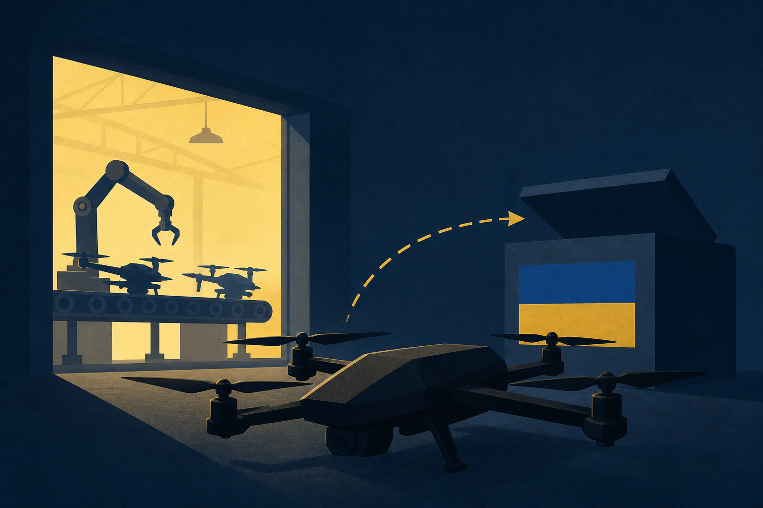 Inside the Secret Factory That Supplies Ukraine’s War Drones