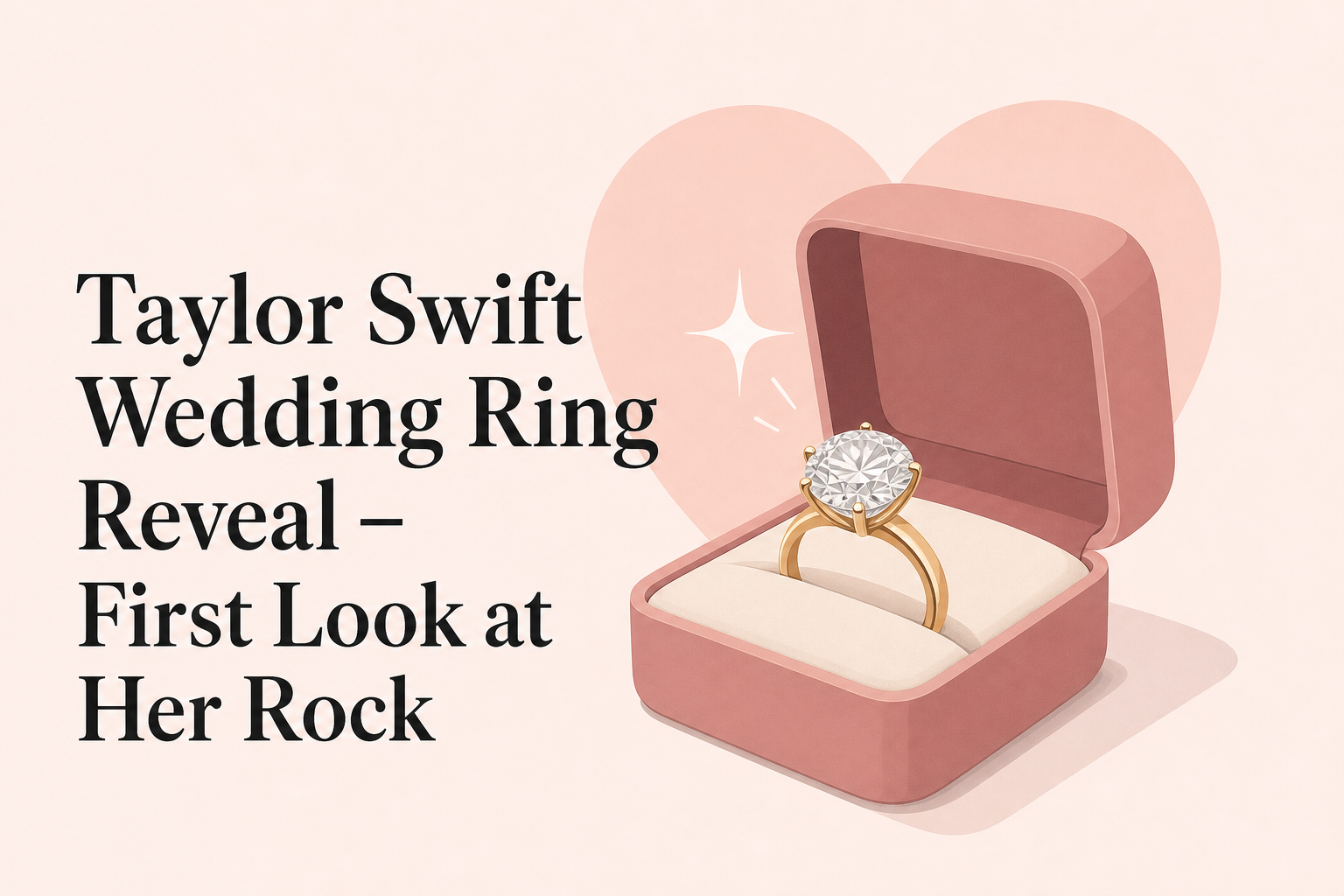 Taylor Swift Wedding Ring Reveal - First Look at Her Rock