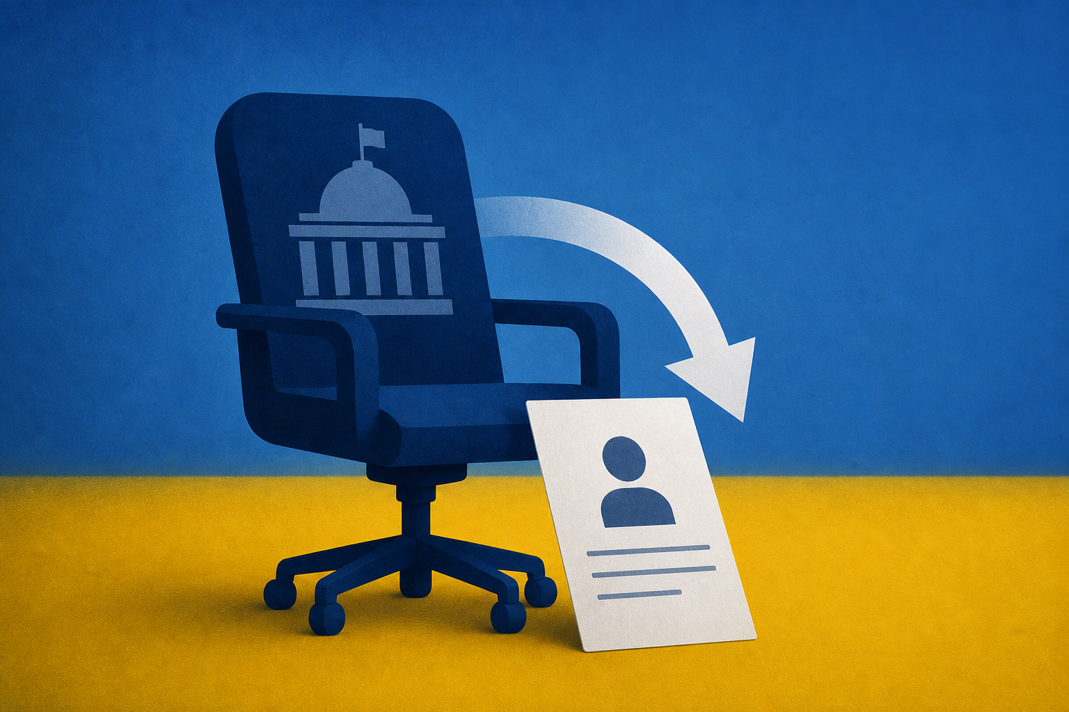 Ukraine’s prime minister steps down in major government reshuffle