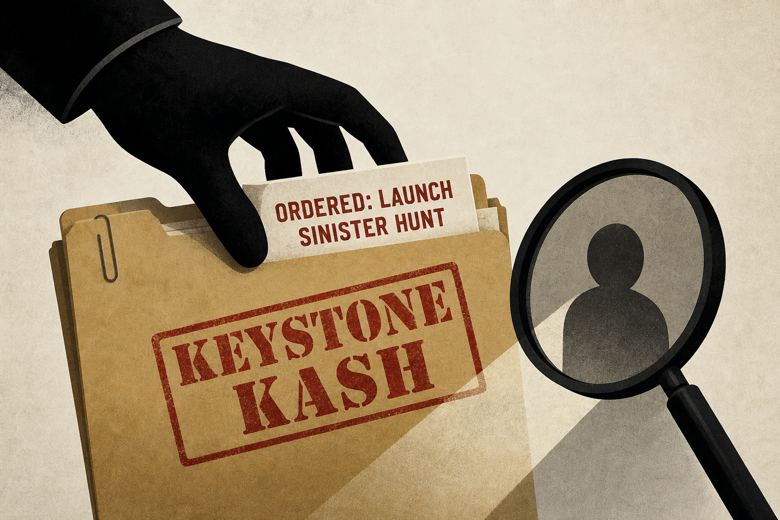 Trump Goons Ordered Keystone Kash to Launch Sinister Hunt