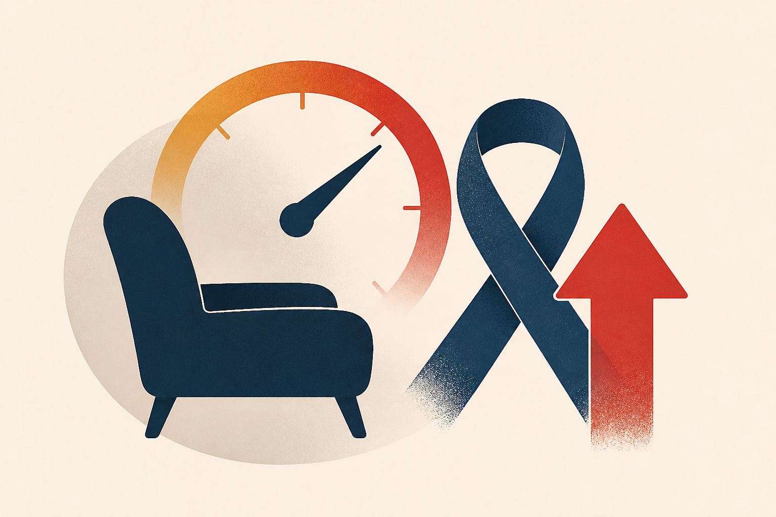 Sedentary behavior linked to higher cancer death risk, study finds