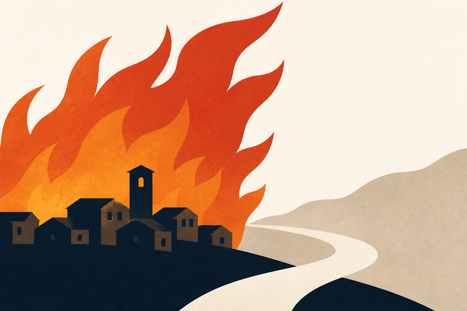 Residents of Spanish Towns Caught in Fierce Blazes Recount Harrowing Escapes