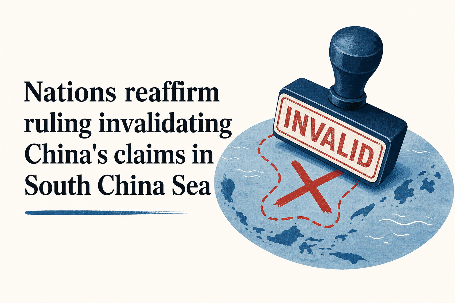 Nations reaffirm ruling invalidating China's claims in South China Sea