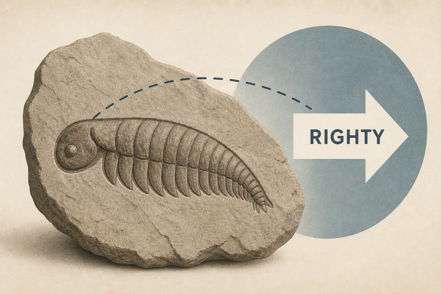 Fossils reveal the earliest animal with a head was also the oldest known 'righty'