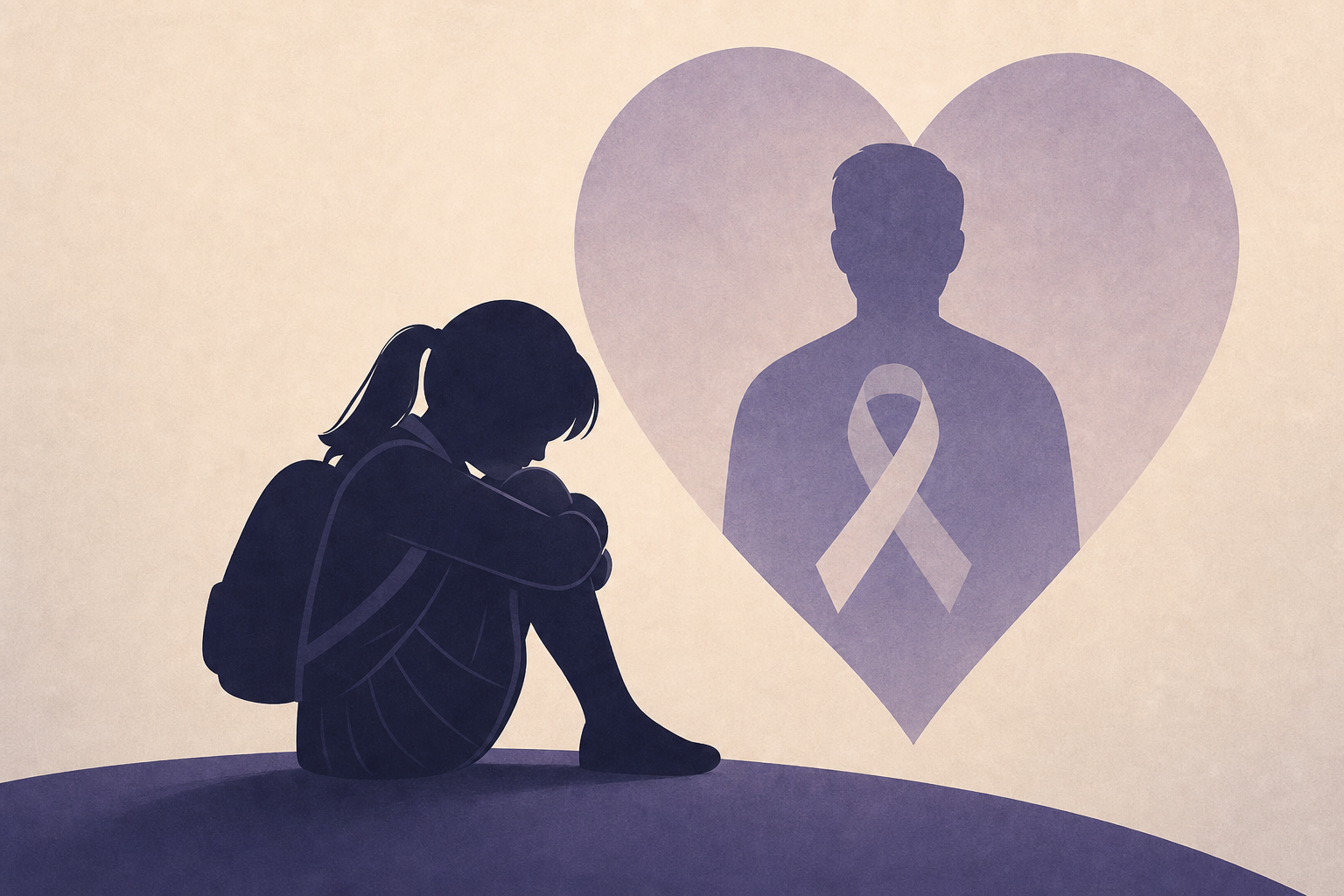 Schoolgirl's response to being told about dad's terminal cancer