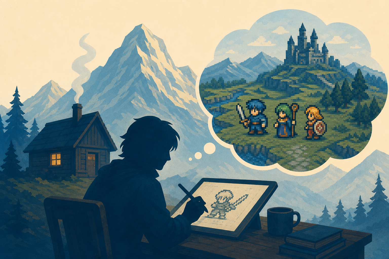 Vanillaware Artist Lived In The Mountains To Make Old School RPG