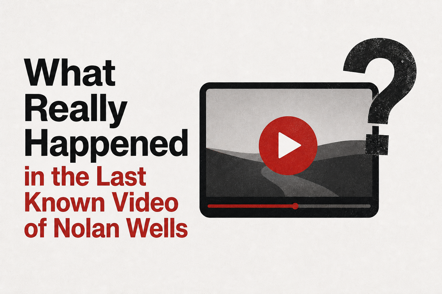 What Really Happened in the Last Known Video of Nolan Wells