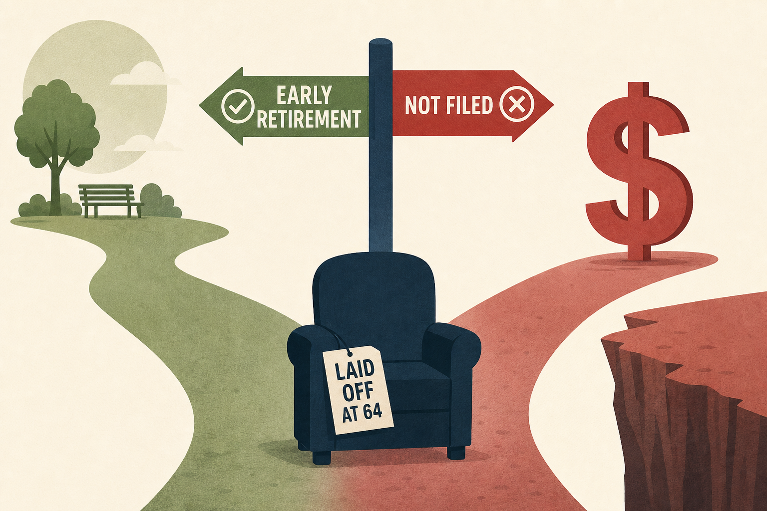 Laid Off at 64, He Thought He Had Filed for Early Retirement. He Hadn't, and the Distinction Is Worth Thousands.