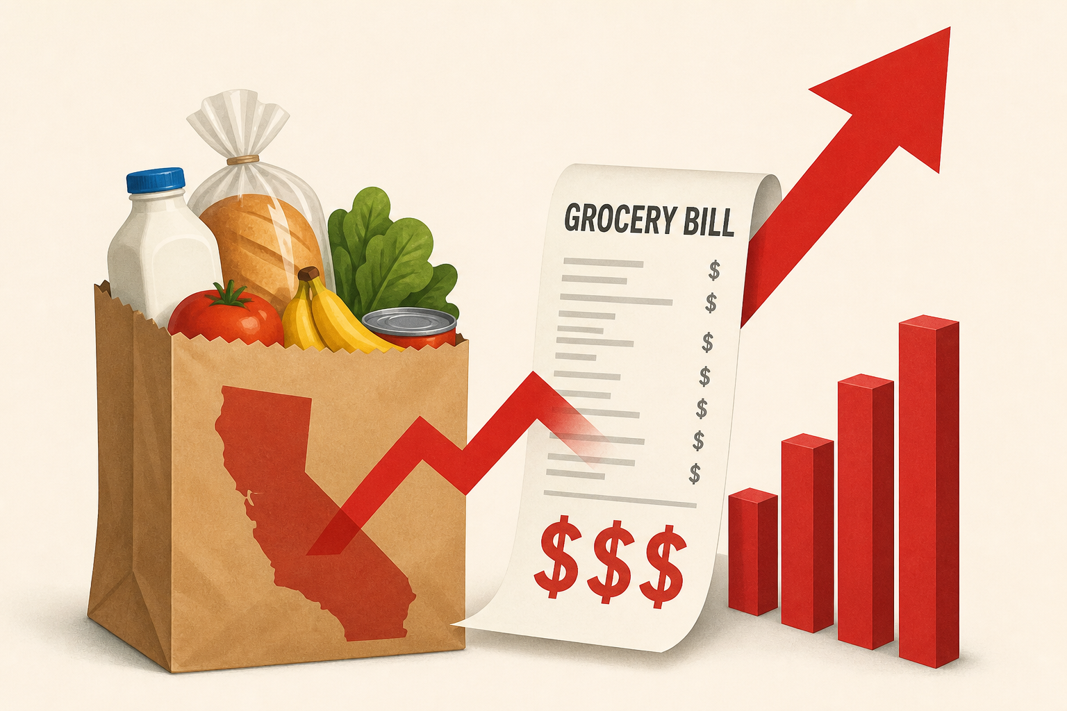 Misery for California shoppers as grocery bills set to spike due to new law