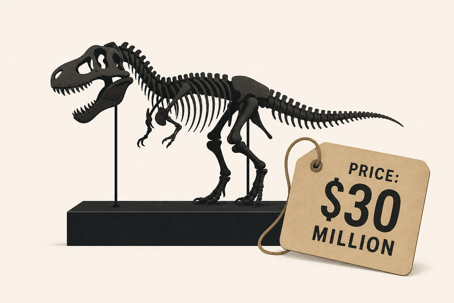 Want to own a real T. rex? It could cost you $30 million