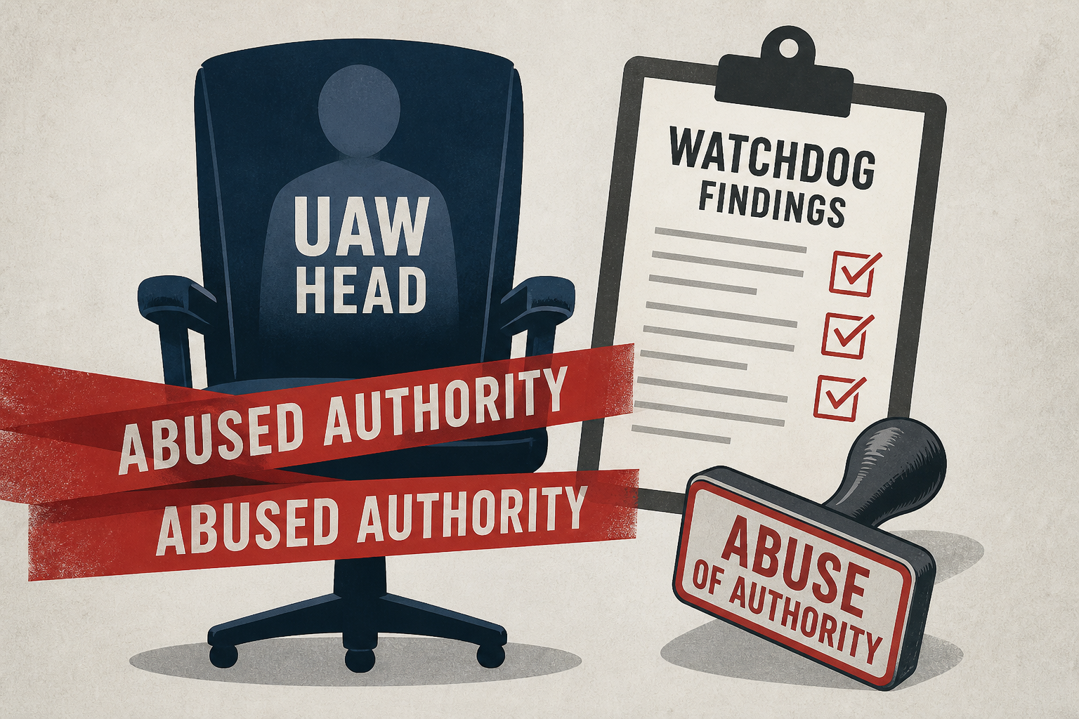 Watchdog says UAW head Shawn Fain abused authority; he denies findings
