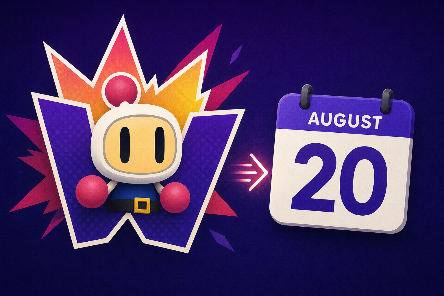Super Bomberman Collection update to add Super Bomberman: Panic Bomber W on August 20