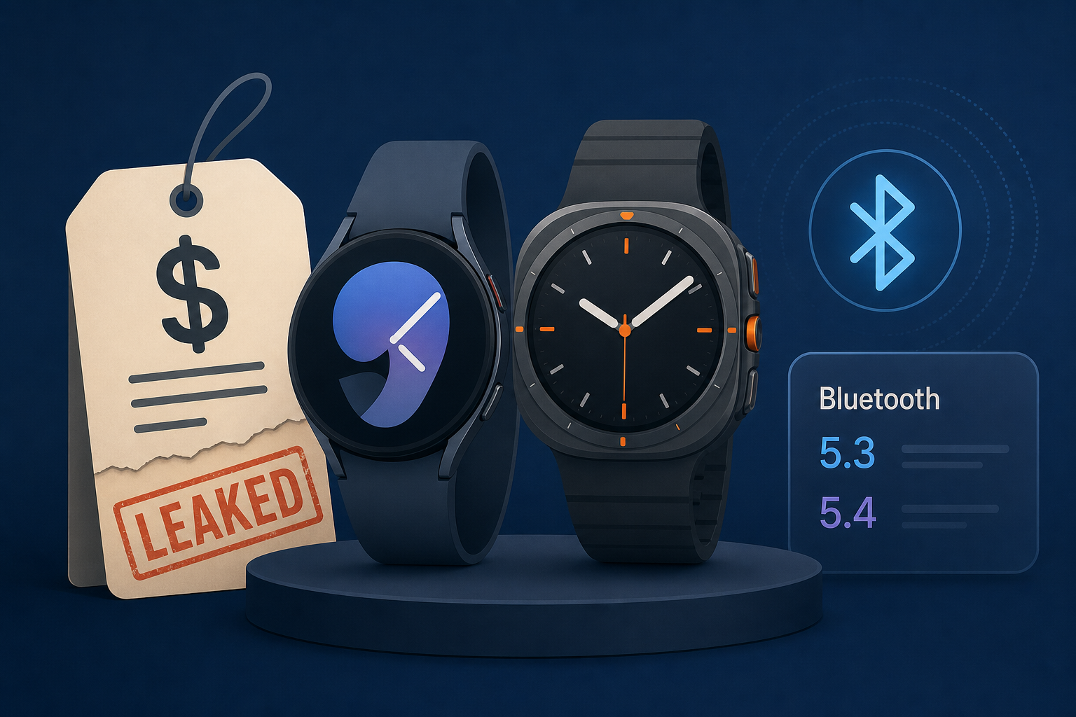 Galaxy Watch 9 and Watch Ultra 2 pricing and Bluetooth version leak