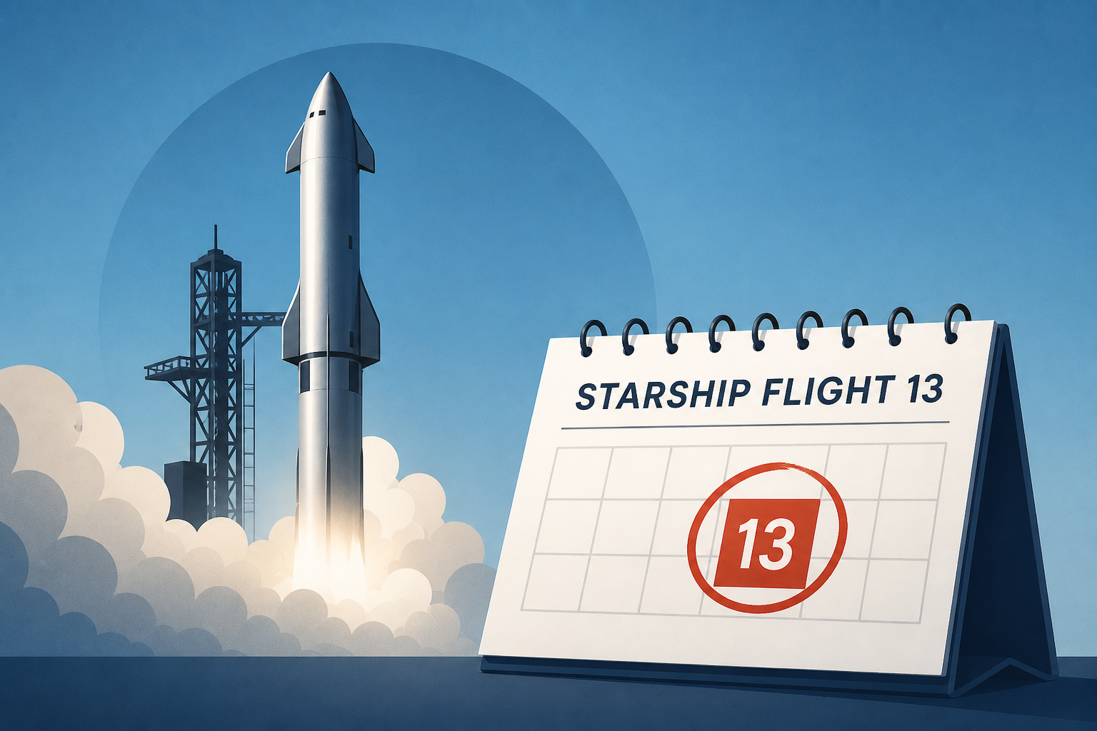 SpaceX reveals Starship Flight 13 launch date