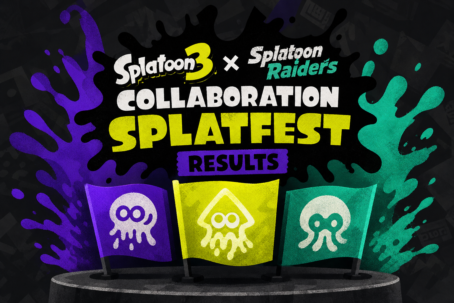 Splatoon 3 x Splatoon Raiders Collaboration Splatfest results