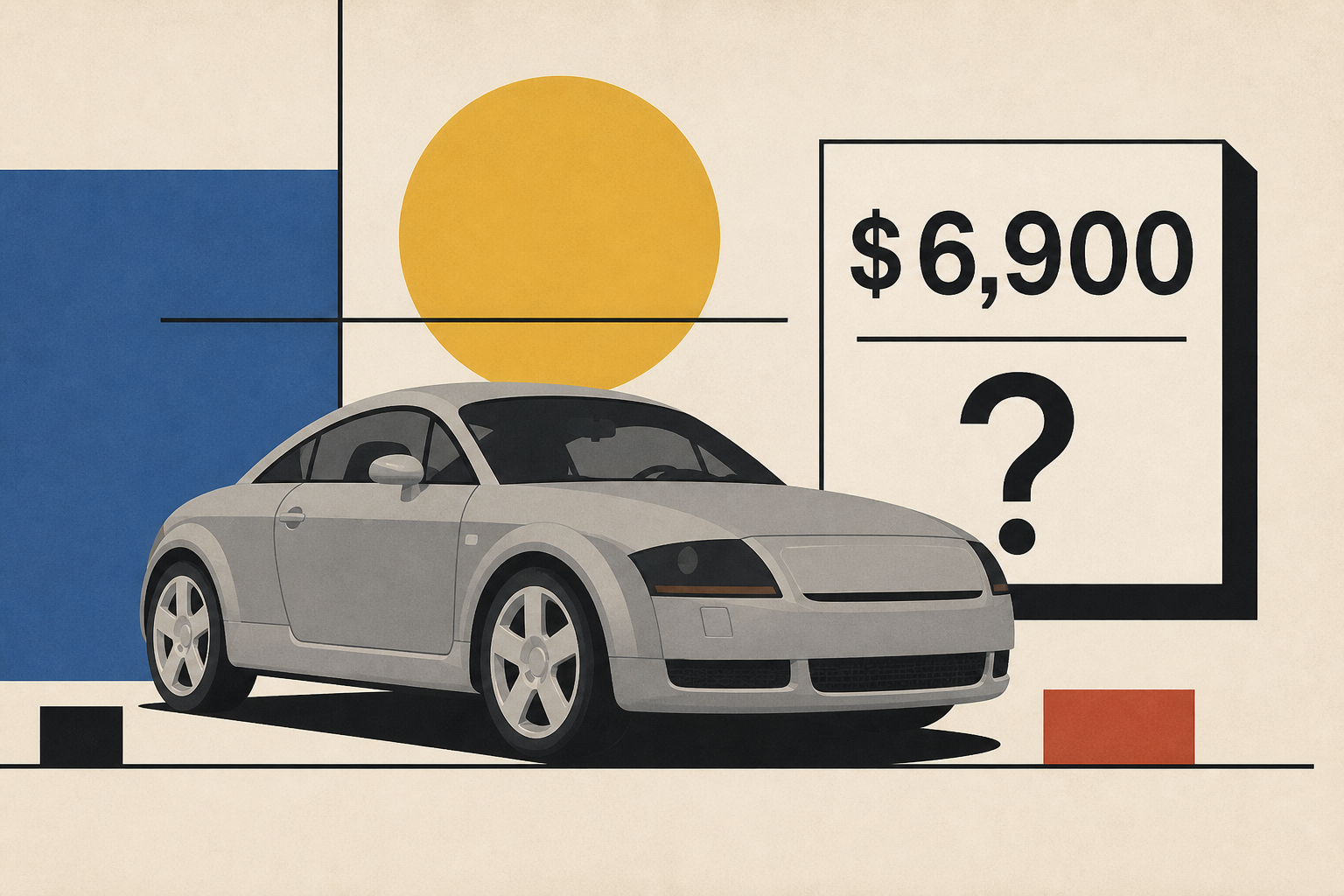 At $6,900, Is This 2004 Audi TT 3.2 A Bauhaus Bargain?