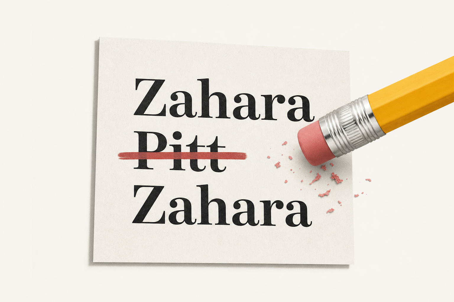Brad Pitt's Daughter Zahara Takes Out Ad to Drop Pitt Name