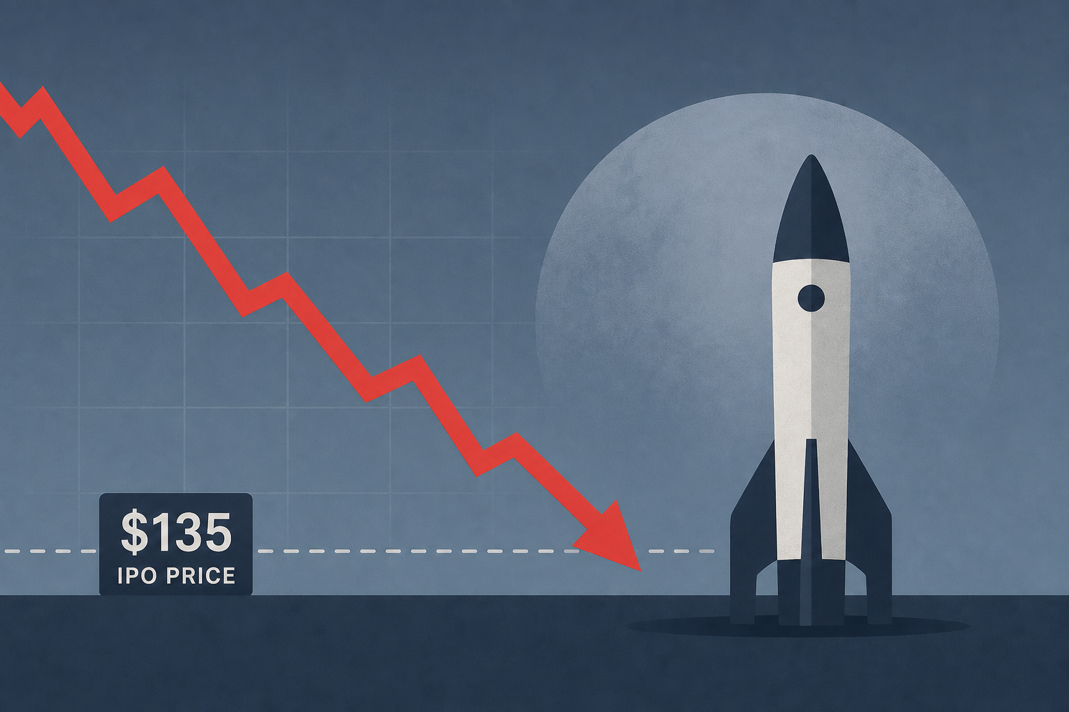 SpaceX stock sinks for a second-straight day, nearing $135 IPO price