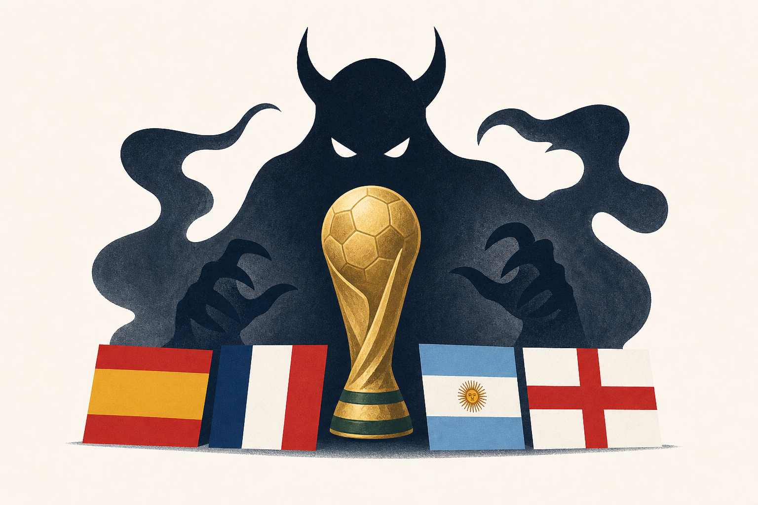 Spain, France, Argentina and England beware: Demons haunt the World Cup semi-finals