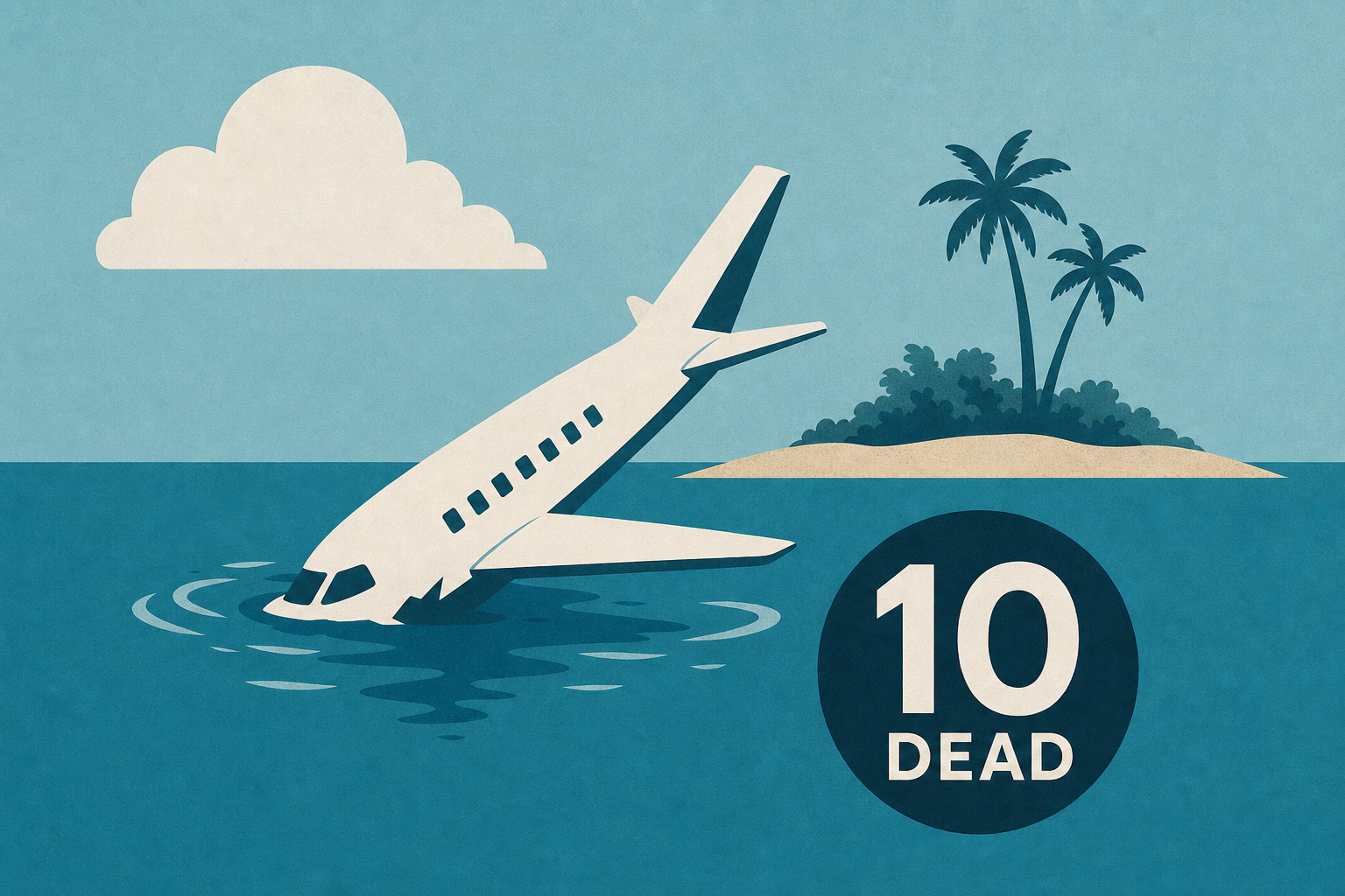 10 dead after plane crashes in the Bahamas
