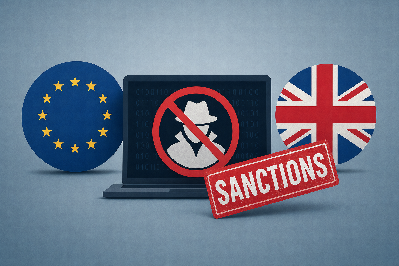 EU and Britain impose sanctions on Russians and entities accused of cyberspying