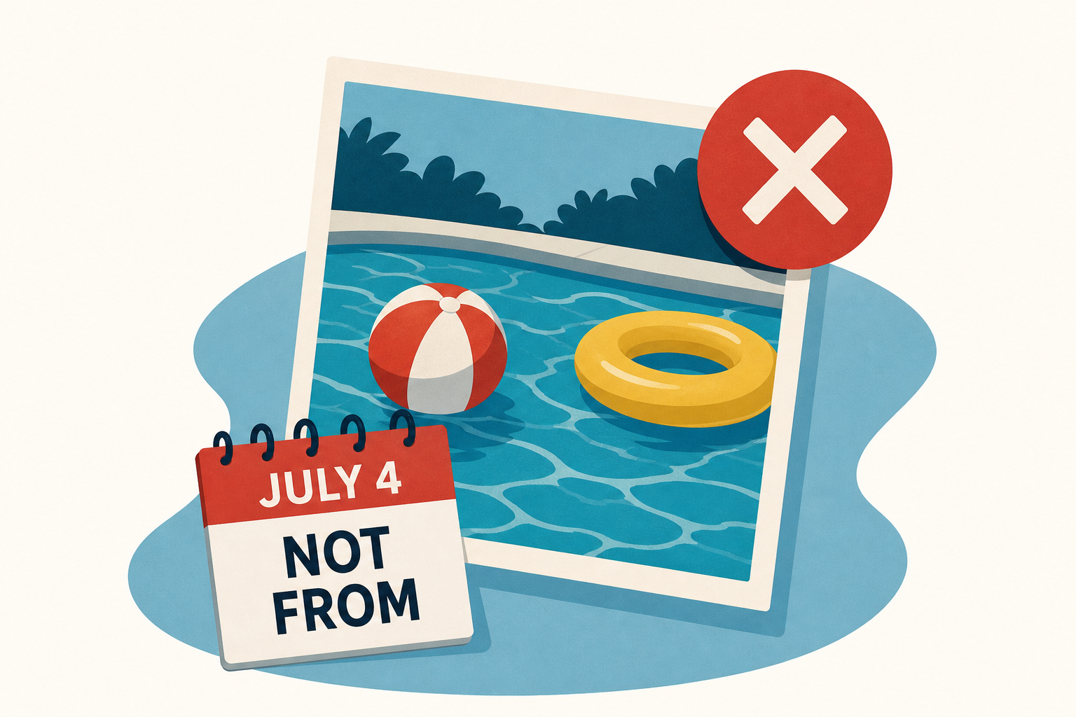 A Photo of Nolan Wells at a Pool Party Went Viral. It's Not From July 4