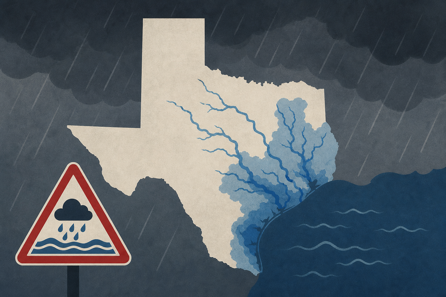 Where dangerous flooding could hit Texas this week