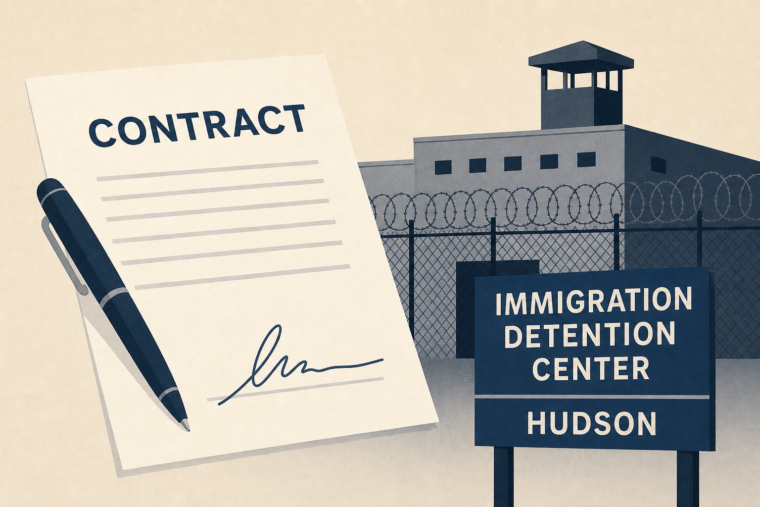 ICE signs contract to open immigration detention center in Hudson