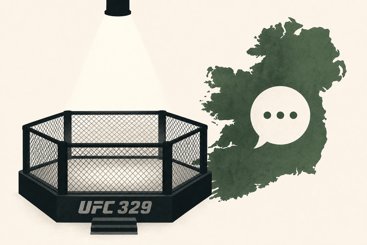 For Ireland, the silence around Conor McGregor's UFC 329 comeback spoke volumes