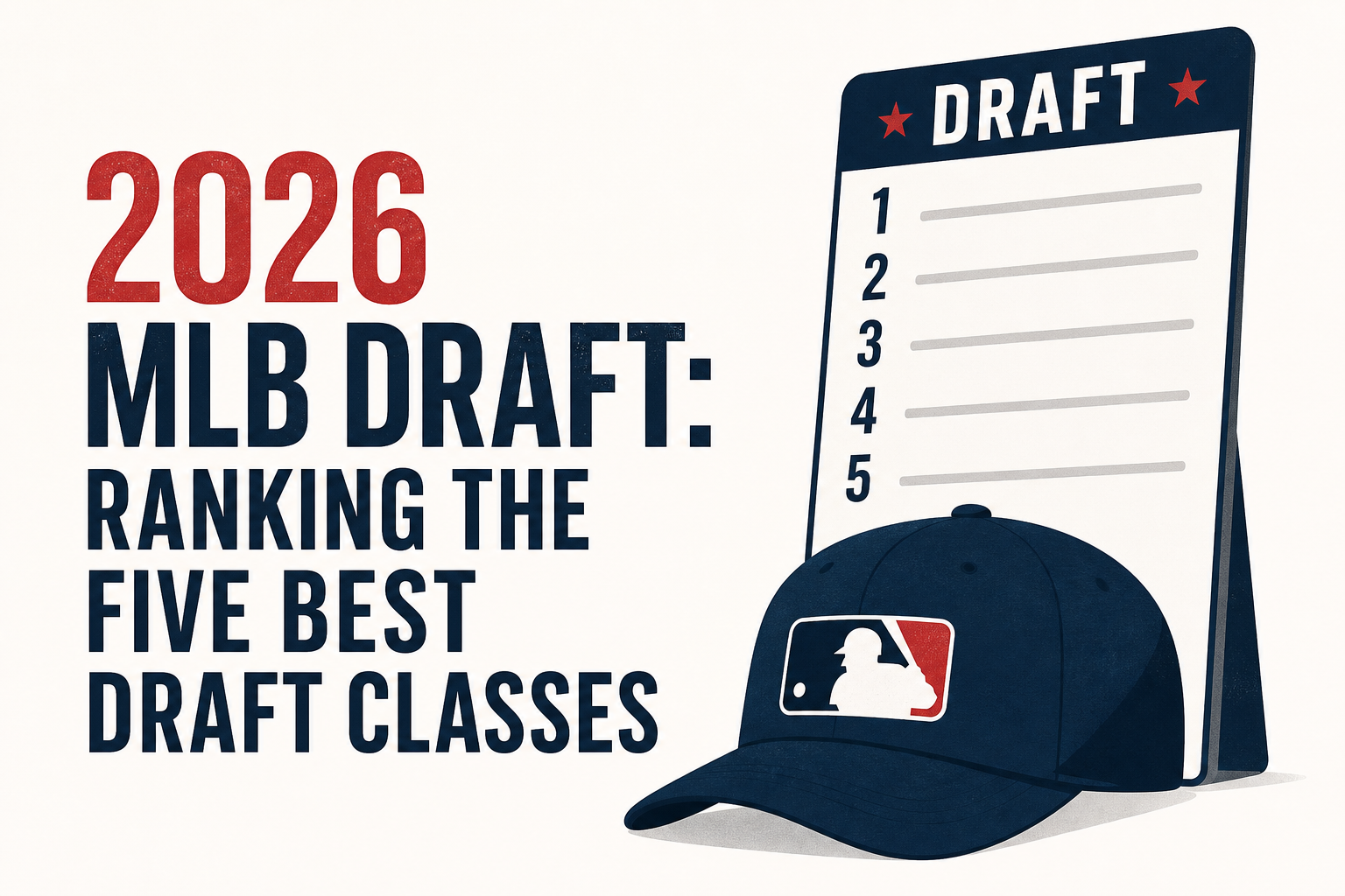 2026 MLB Draft: Ranking the five best draft classes