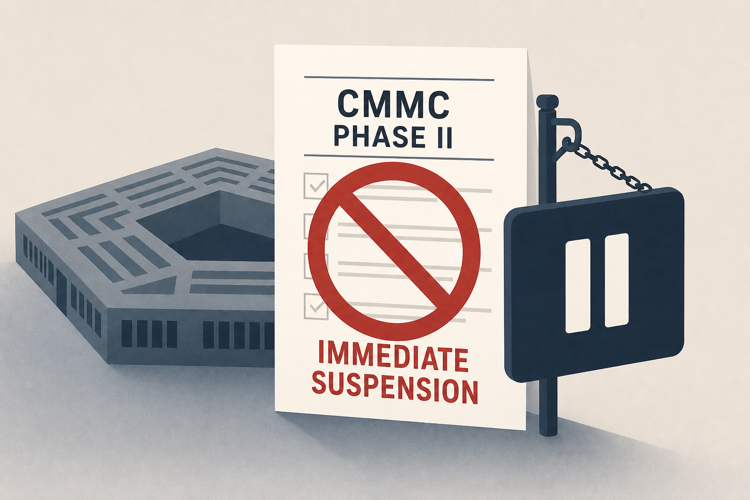 Pentagon announces 'immediate suspension' of CMMC Phase II mandates
