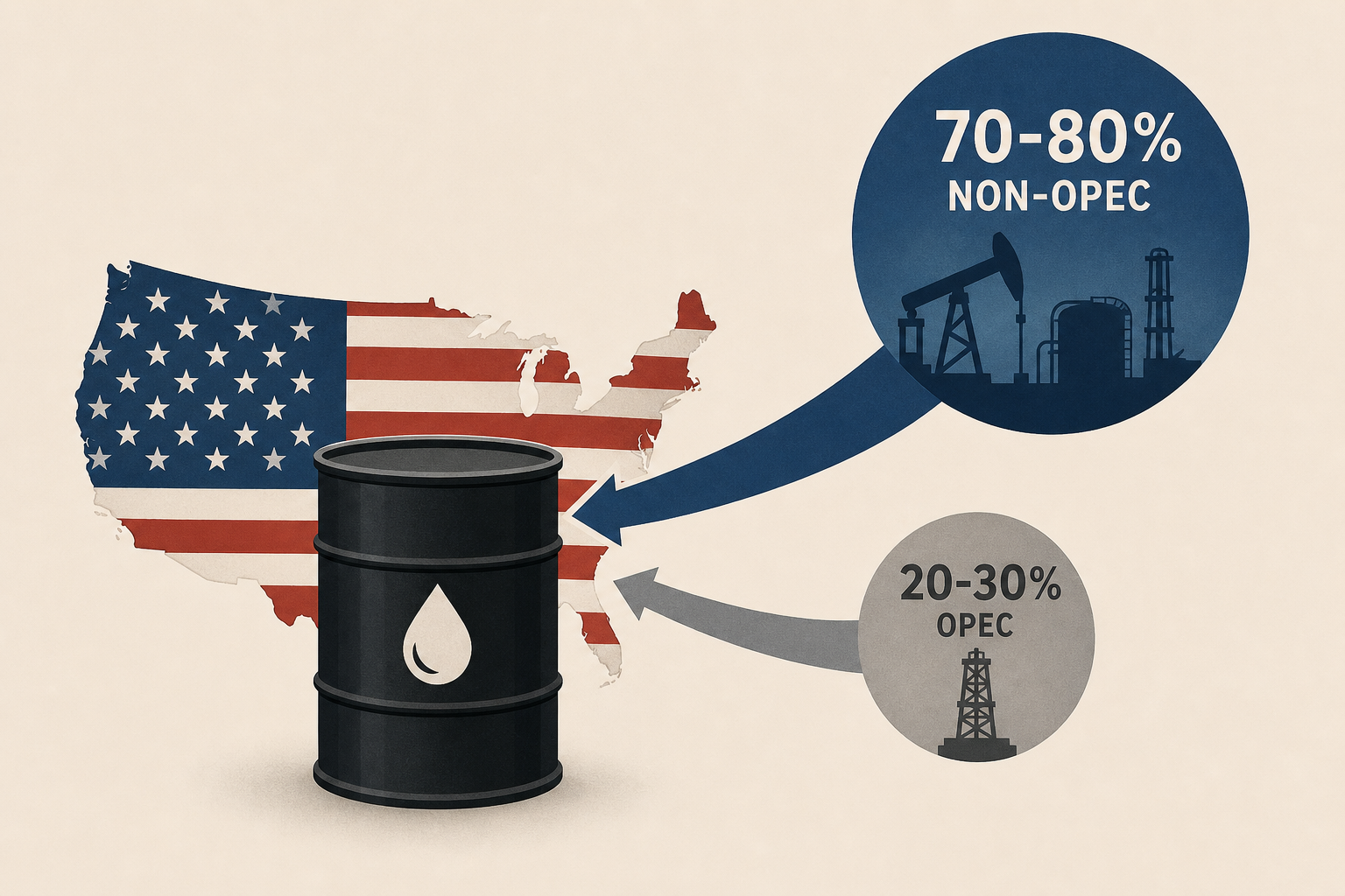 Where does the US get oil? Most doesn't come from OPEC
