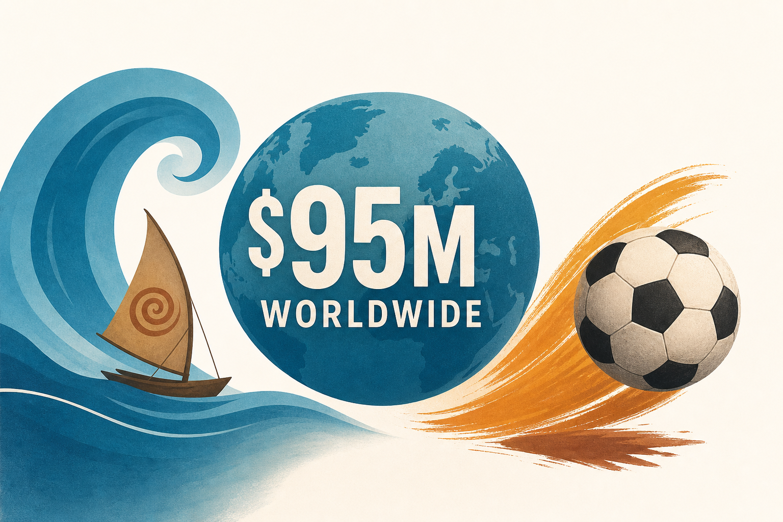 'Moana' At $95M Worldwide; 'Kung Fu Soccer' Surprises