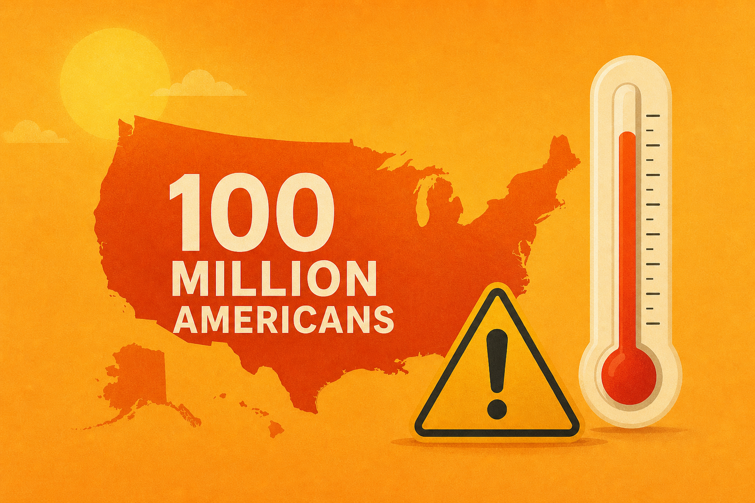100 million Americans expected to be under dangerous heat this week