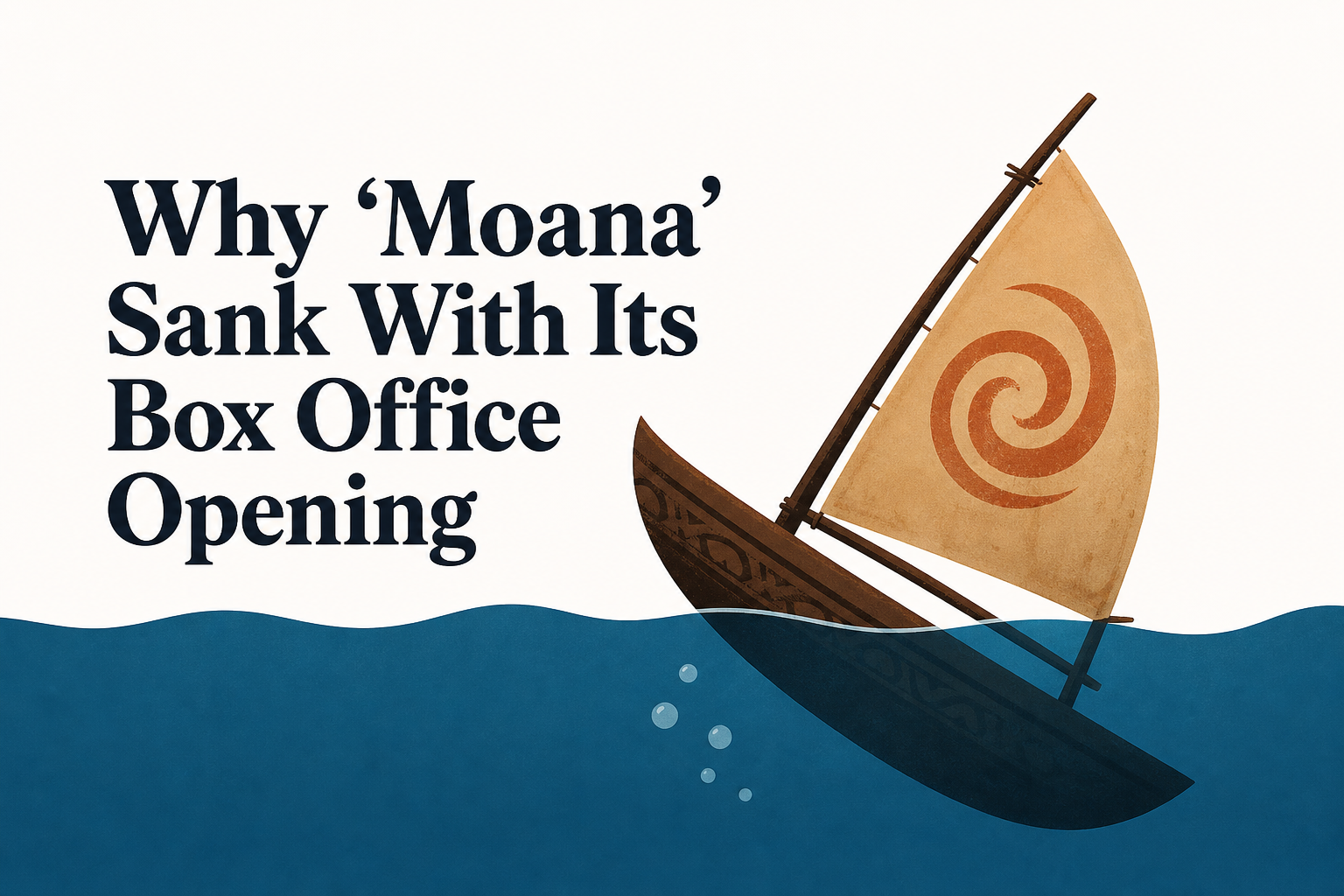 Why ‘Moana’ Sank With Its Box Office Opening