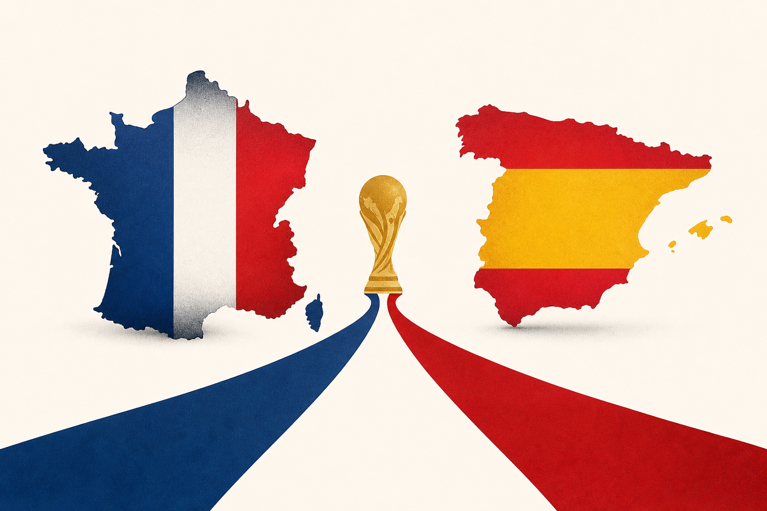 France and Spain haven't trailed at World Cup, only one will make the final