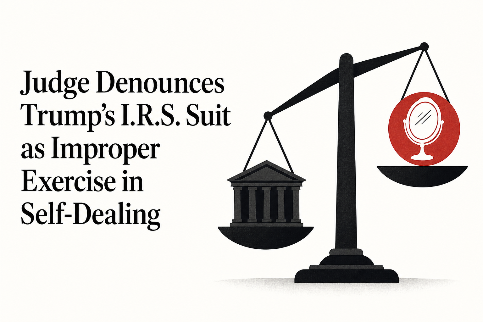 Judge Denounces Trump’s I.R.S. Suit as Improper Exercise in Self-Dealing
