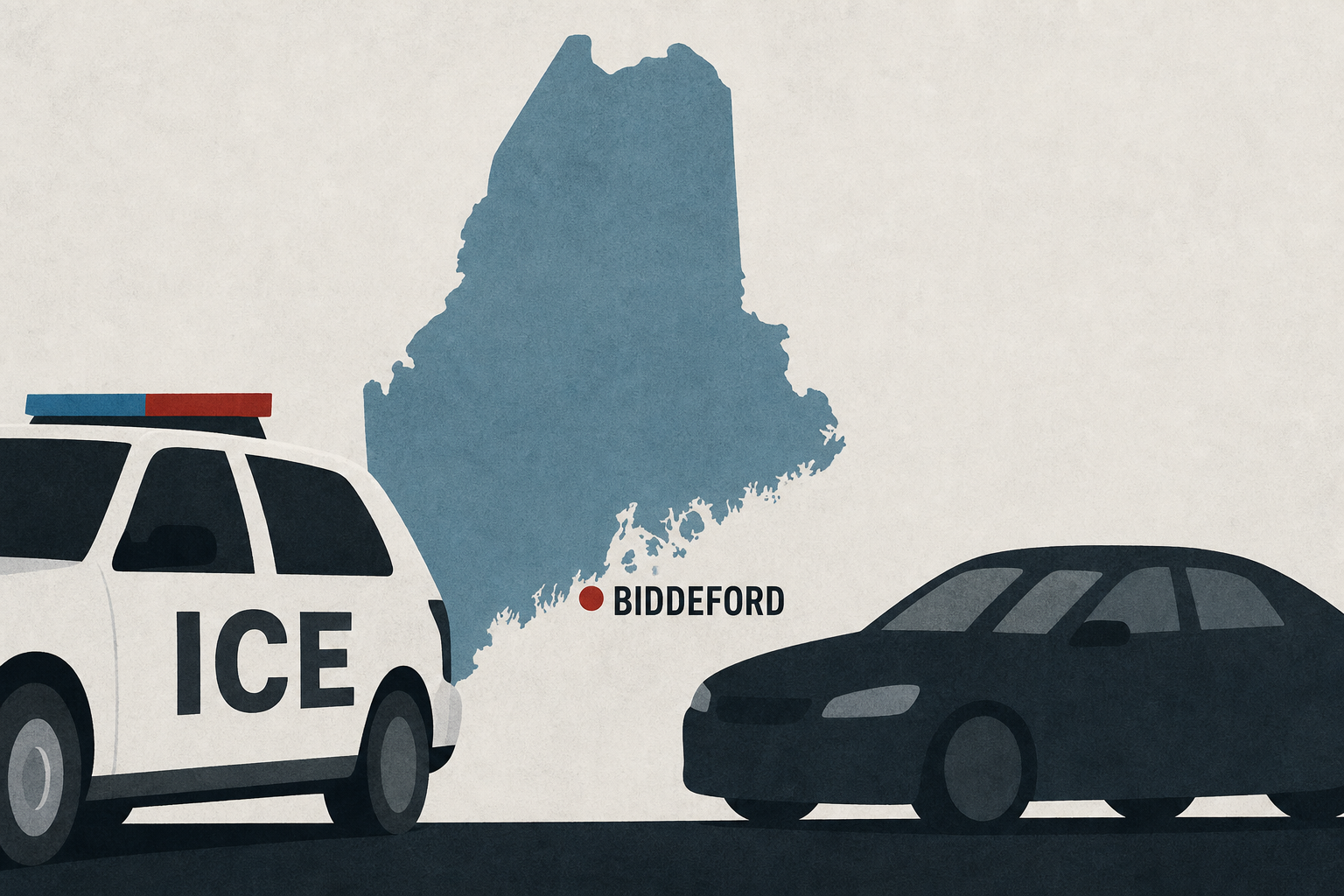 ICE Agent Kills Person in Vehicle in Biddeford, Maine, State Officials Say