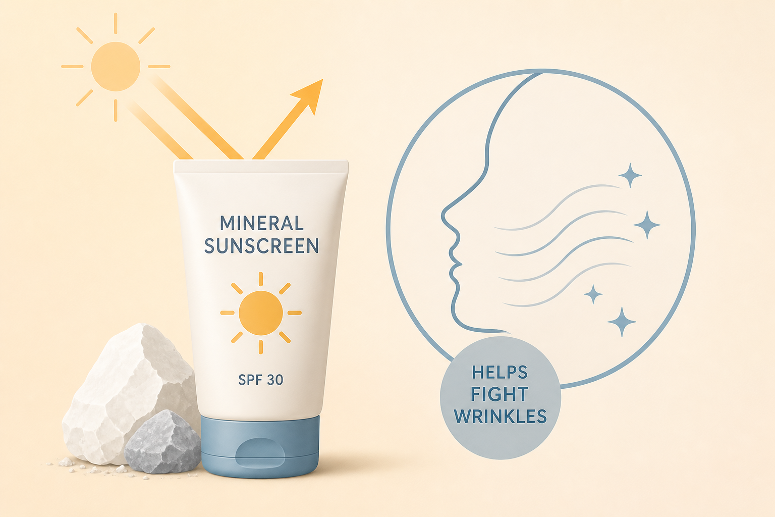Study Finds Mineral Sunscreen Helps Fight Wrinkles