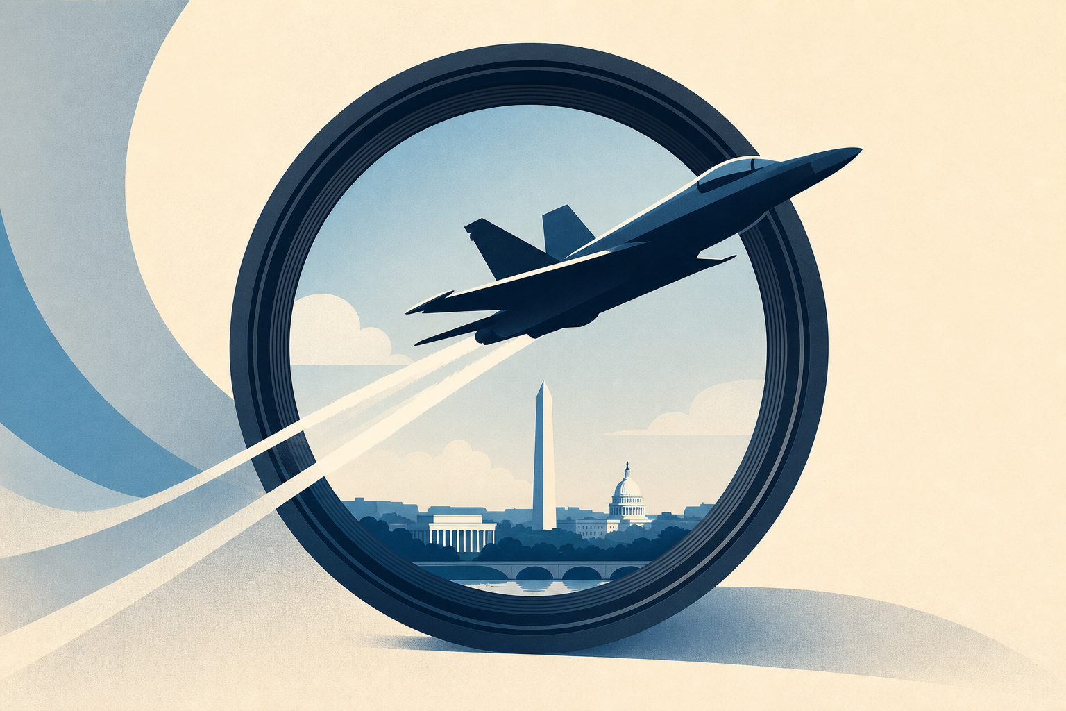 NASA Photographer Soars Over Washington in a Fighter Jet