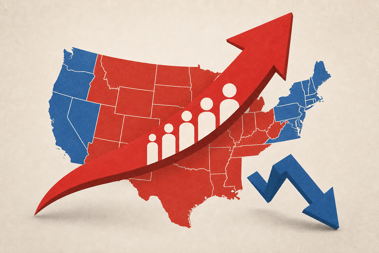 CNBC worst states list slammed as red states lead population growth
