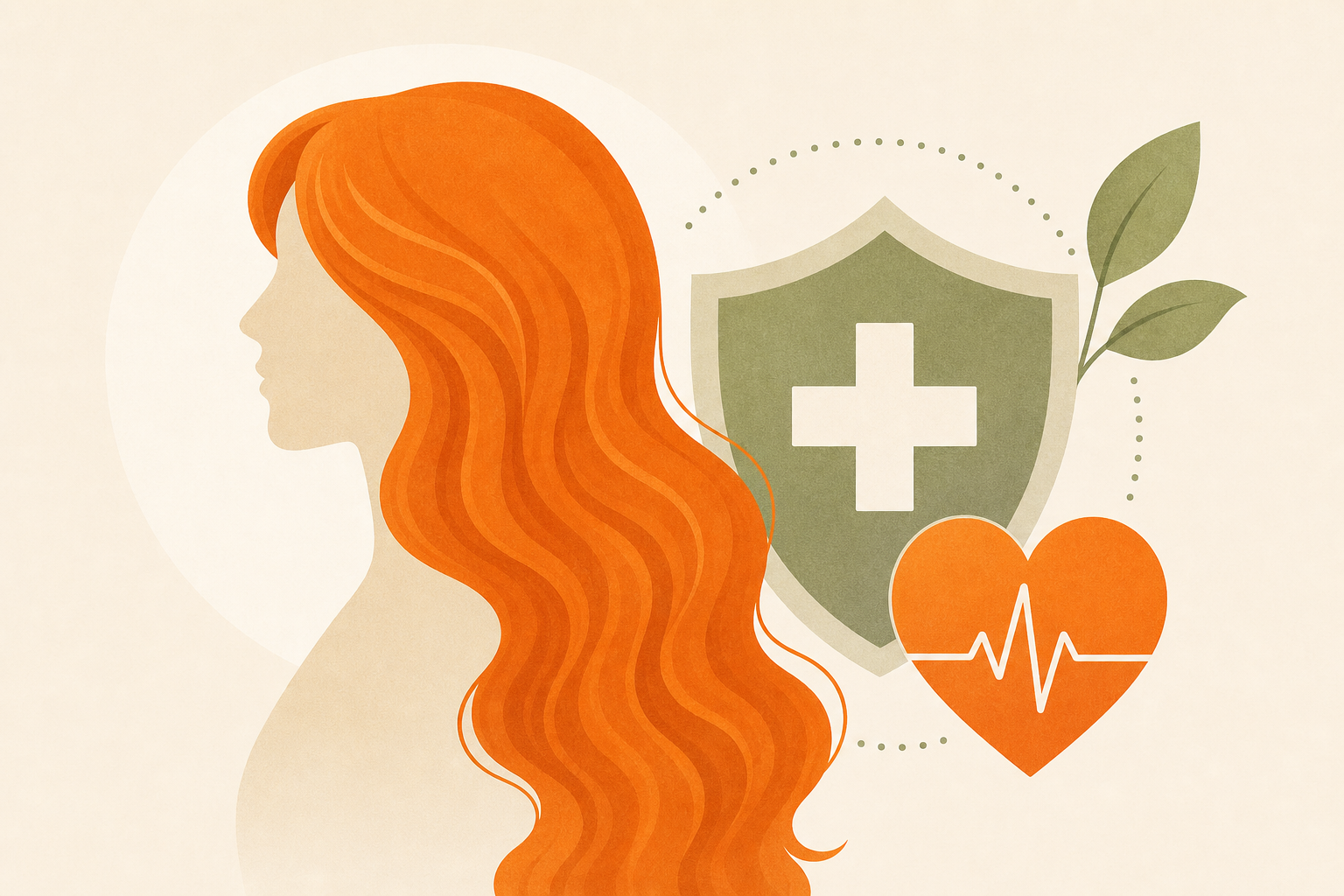 The surprising health benefits of having orange hair